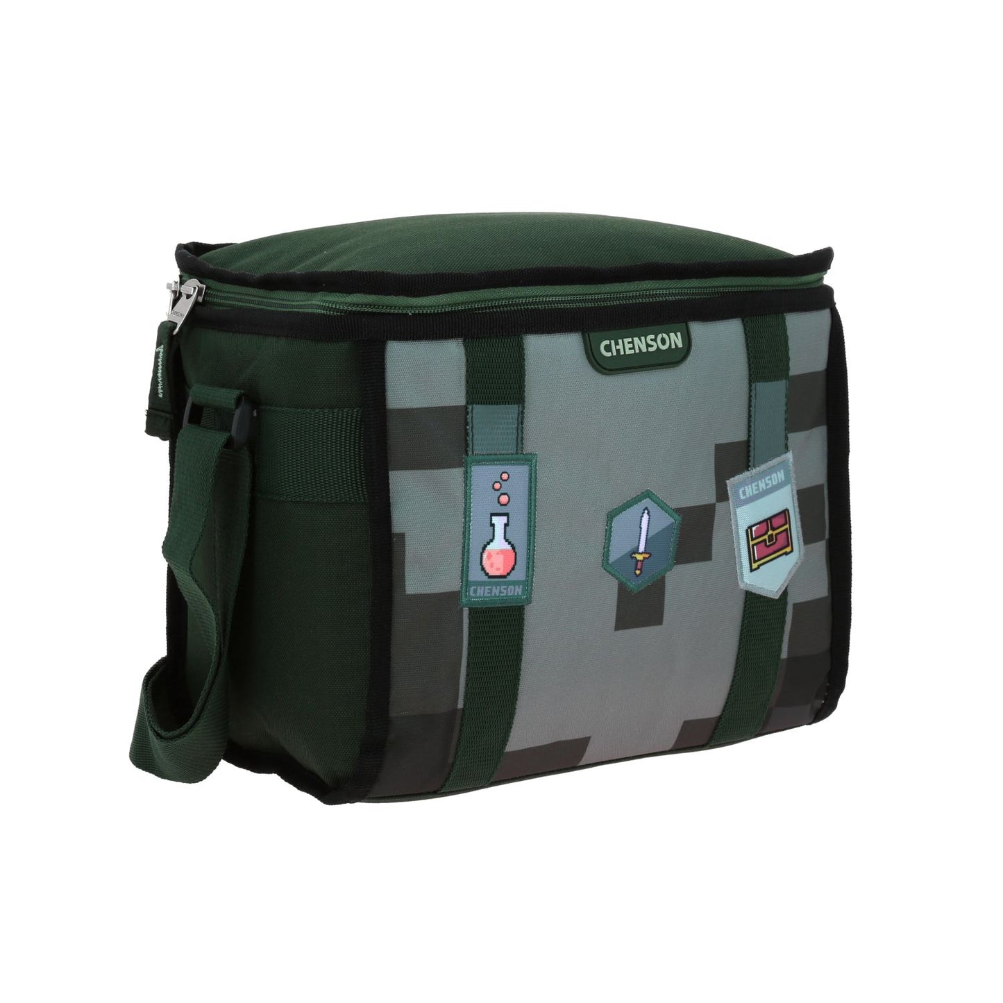 LONCHERA TERMICAS CHENSON ORIGINAL PIXELS VERDE O XXV