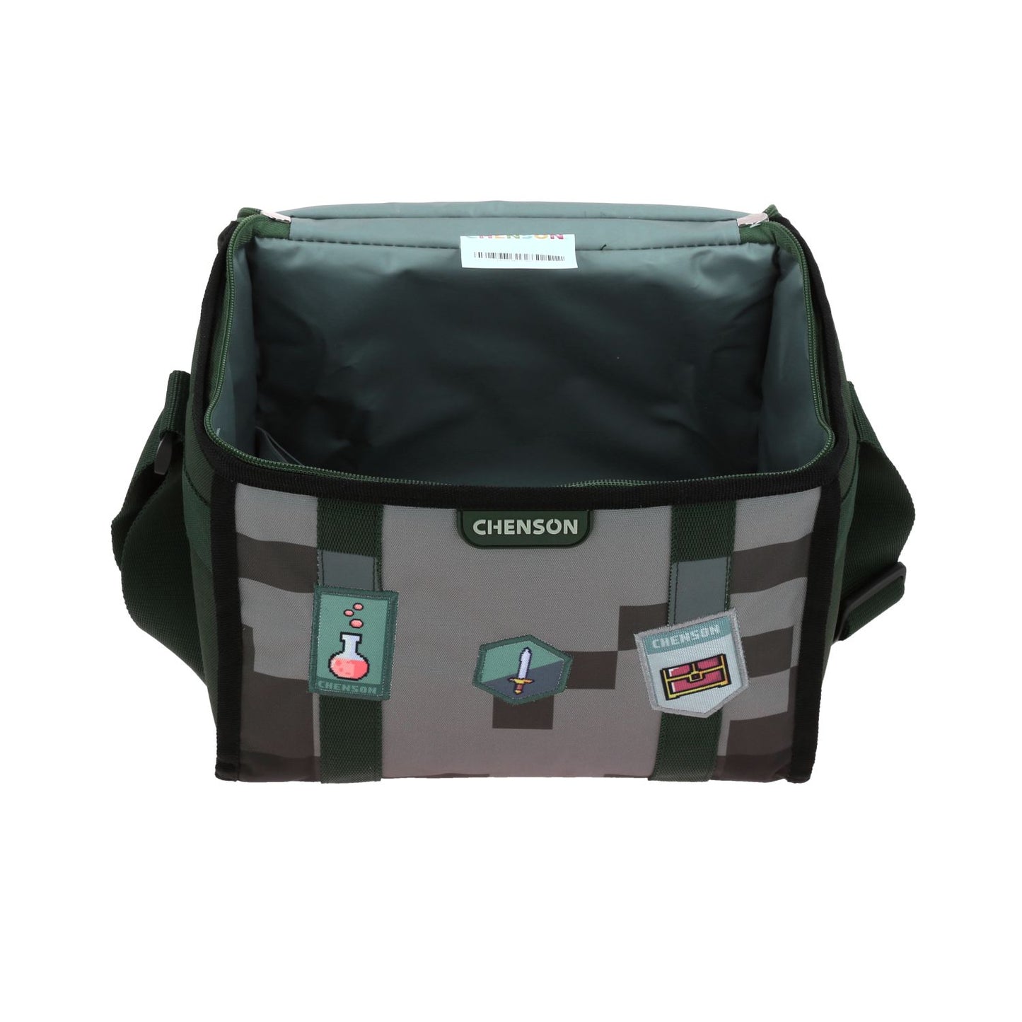 LONCHERA TERMICAS CHENSON ORIGINAL PIXELS VERDE O XXV