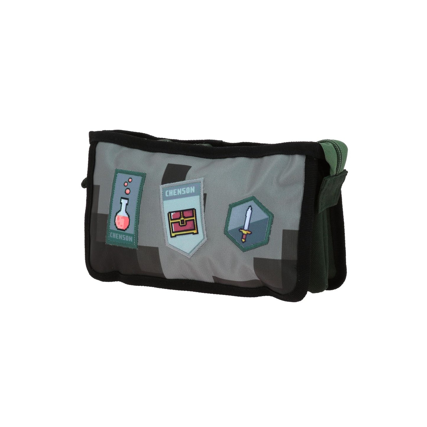 ESTUCHES P/LAPICES CHENSON ORIGINAL PIXELS VERDE OSC. XXV