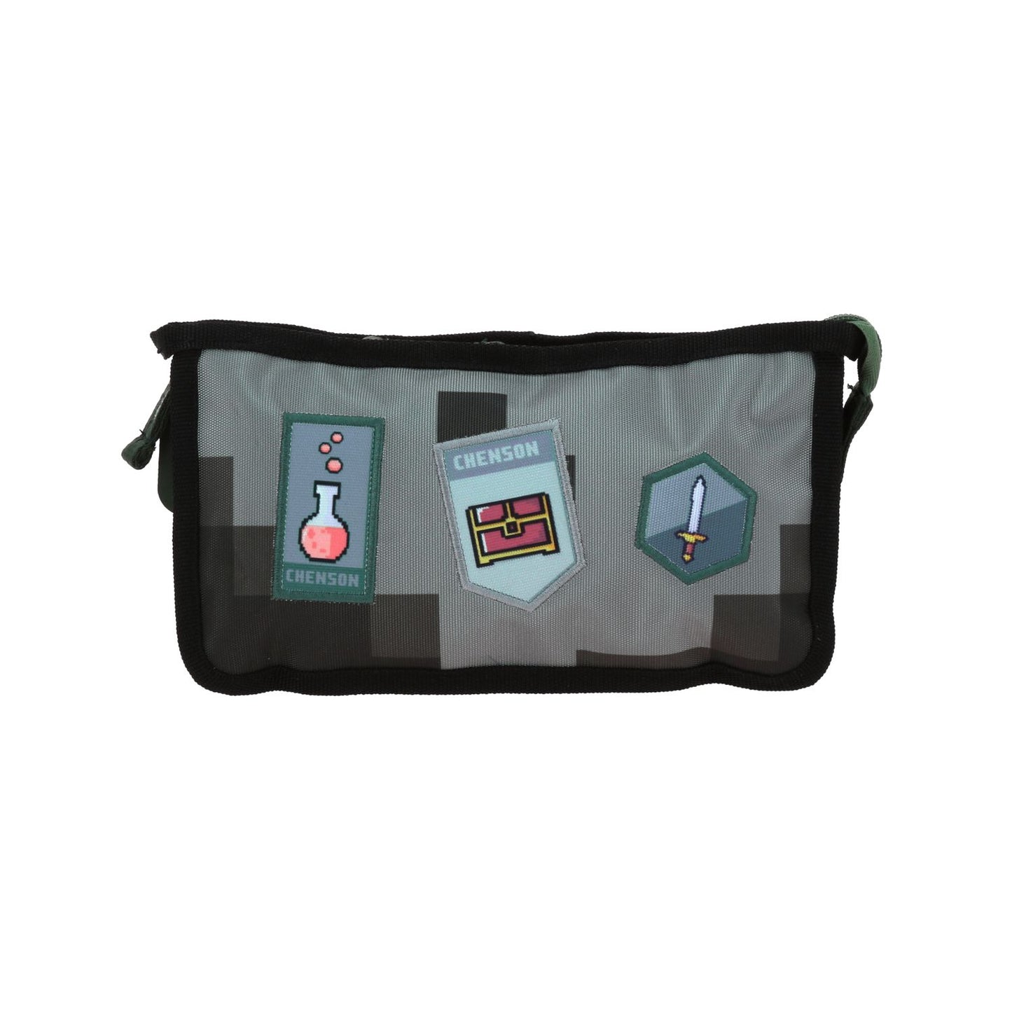 ESTUCHES P/LAPICES CHENSON ORIGINAL PIXELS VERDE OSC. XXV