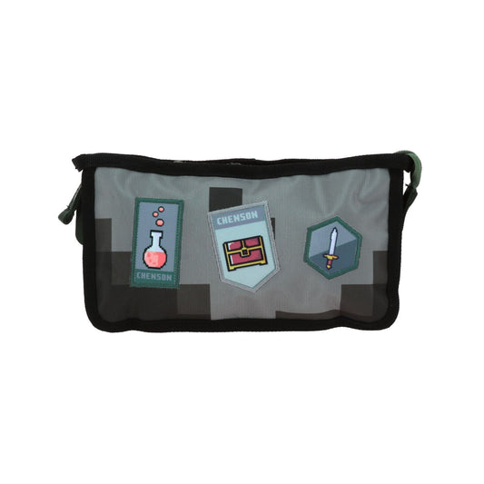 ESTUCHES P/LAPICES CHENSON ORIGINAL PIXELS VERDE OSC. XXV