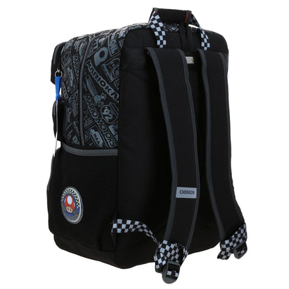 MOCHILA CHENSON EXTRA GDE. MARIO B. RACER NEGRO XXV