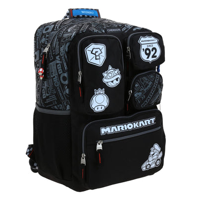 MOCHILA CHENSON EXTRA GDE. MARIO B. RACER NEGRO XXV