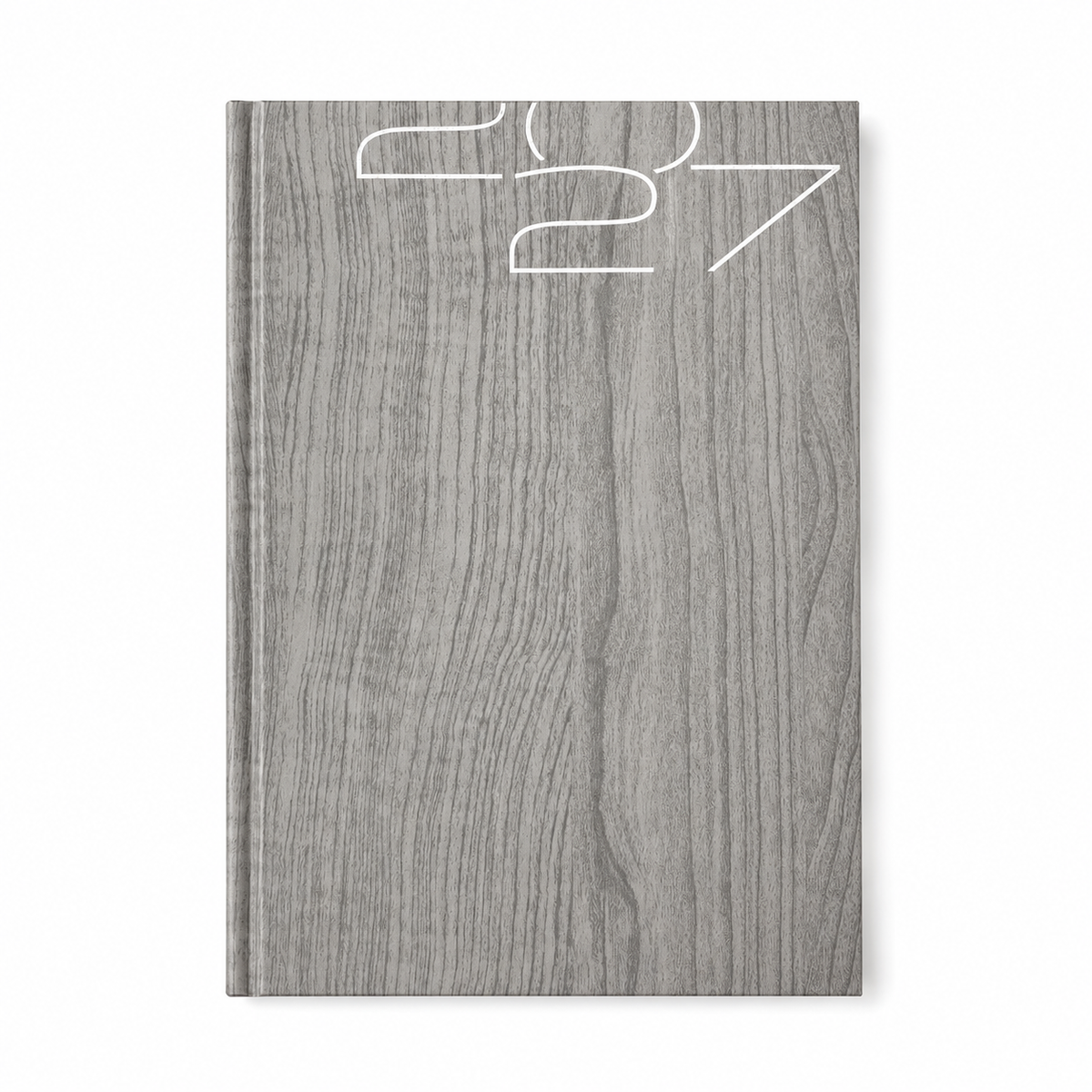 AGENDA DIARIA 2027 (15 X 21) CERVINO GRIS OSCURO