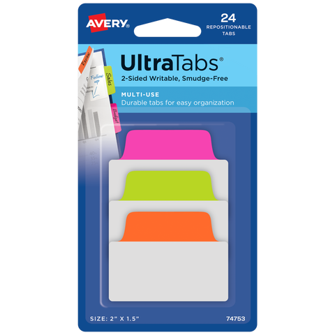 INDEX TABS COLORES  NEON 24/1 BLISTER