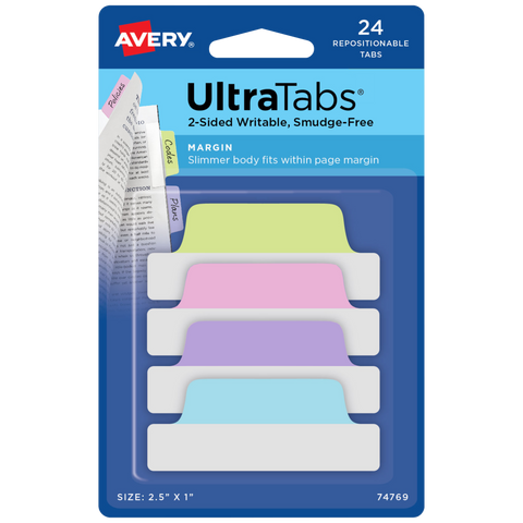 INDEX TABS COLORES SURTIDOS 24/1 BLISTER