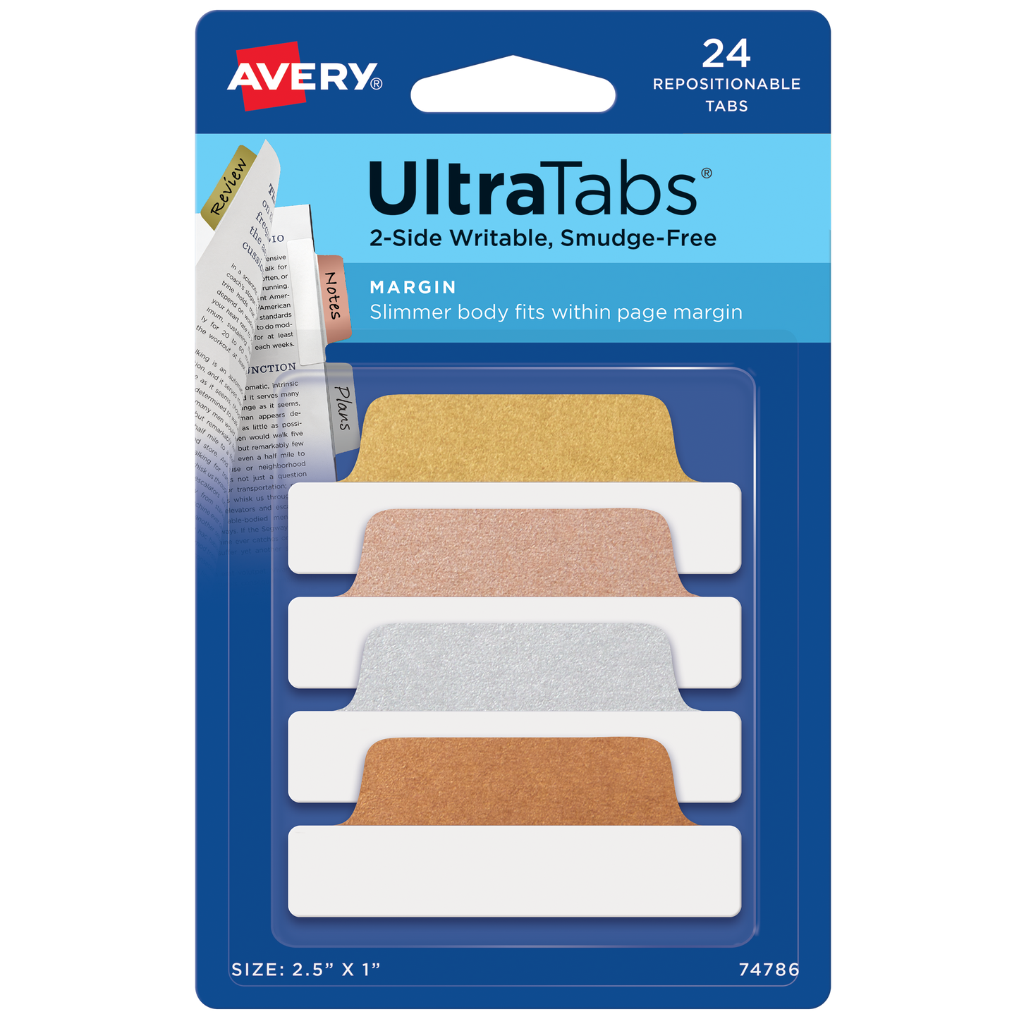 INDEX TABS COLORES SURT. 24/1 BL