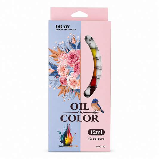 JUEGO DE OLEO TUBO DE 12ML 12/1 BLISTER (Oil Color)