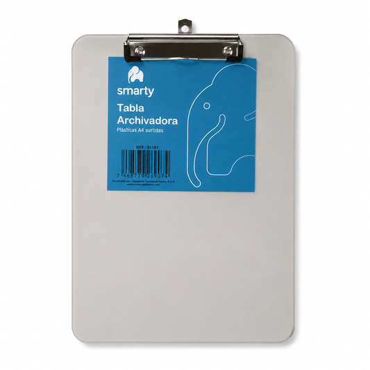 TABLA ARCHIVADORA PLASTICAS A 4