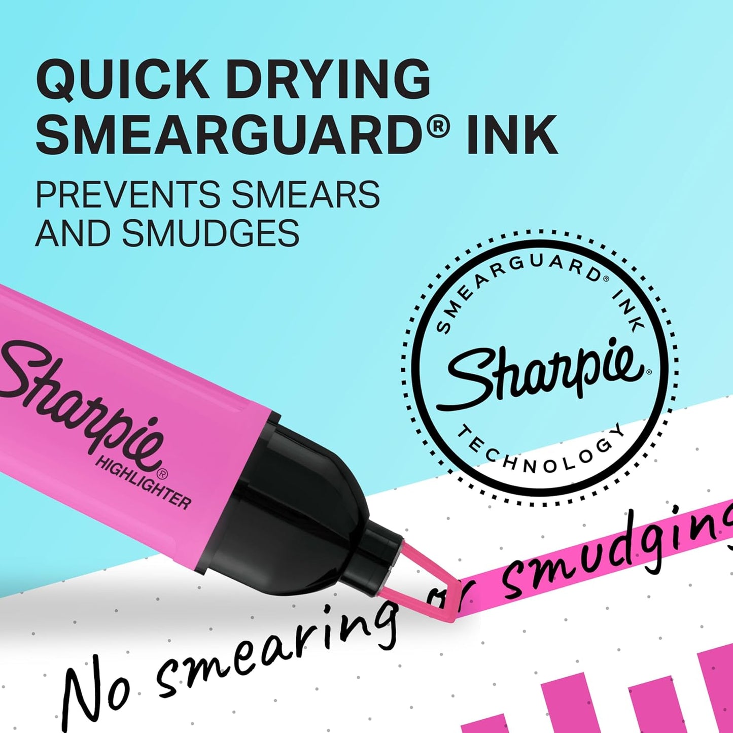 RESALTADOR SHARPIE CLEAR VIEW 4/1 Surt. BL