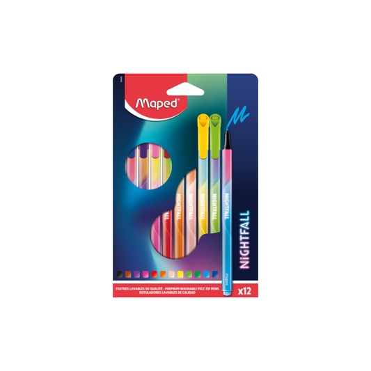 JUEGO DE MARCADORES NIGHTFALL 12/1  CAJA DE CARTON