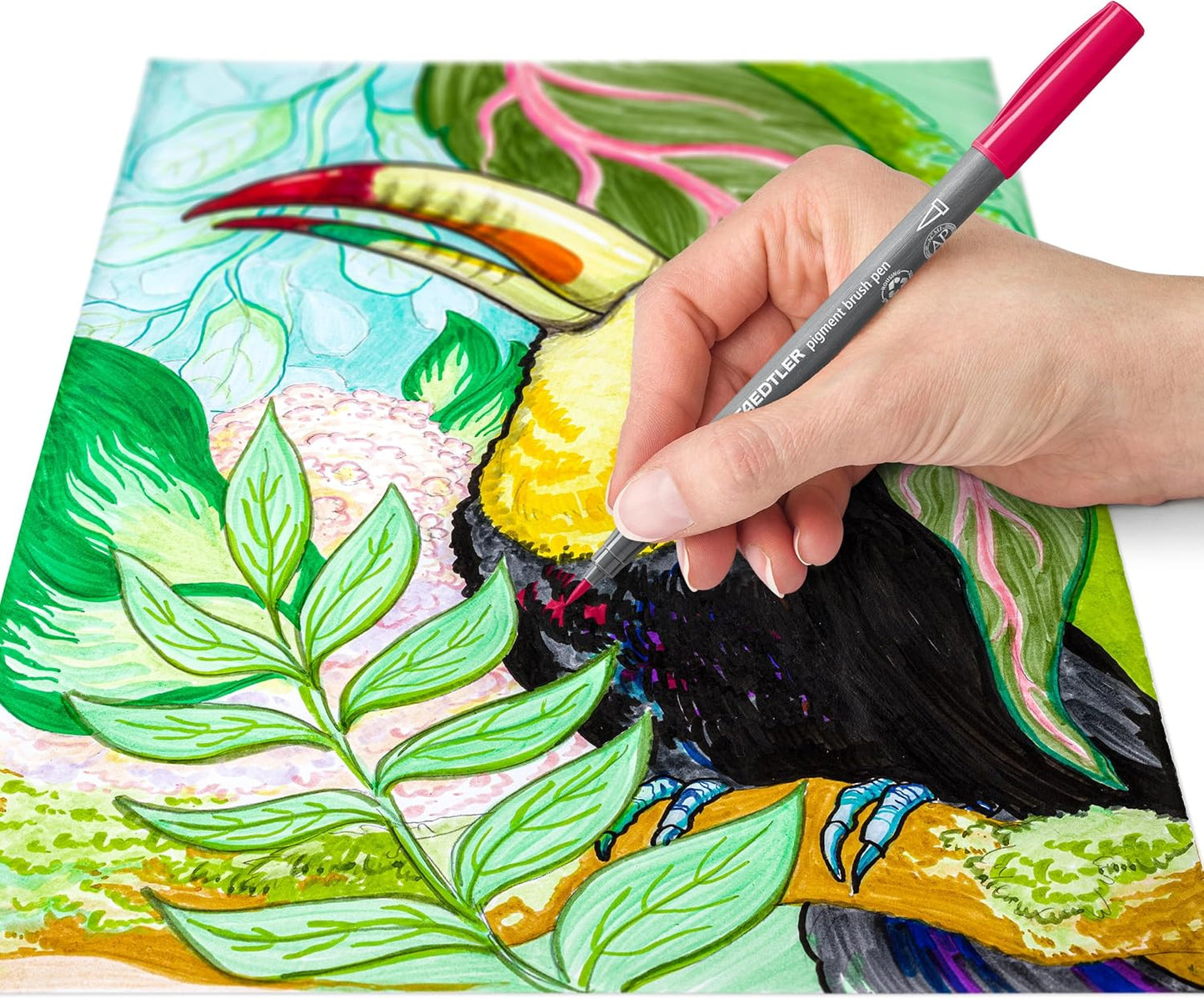 JUEGO FELPAS PIGMENT T/BRUSH 36/1 BLISTER