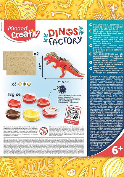 JUEGOS CREATIVOS, DINOS FACTORY-TREX-