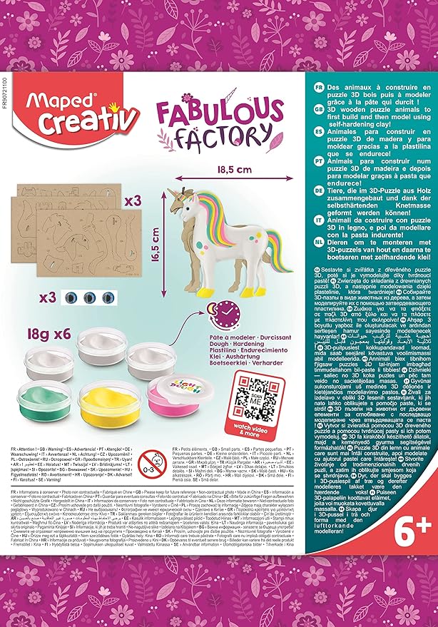 JUEGOS CREATIVOS, FABULOUS FACTORY - UNICORNIO-