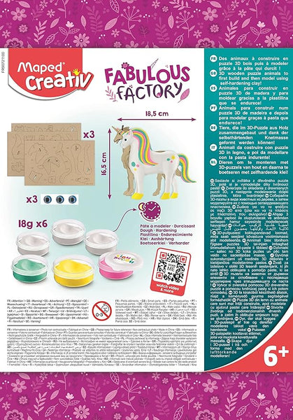 JUEGOS CREATIVOS, FABULOUS FACTORY - UNICORNIO-