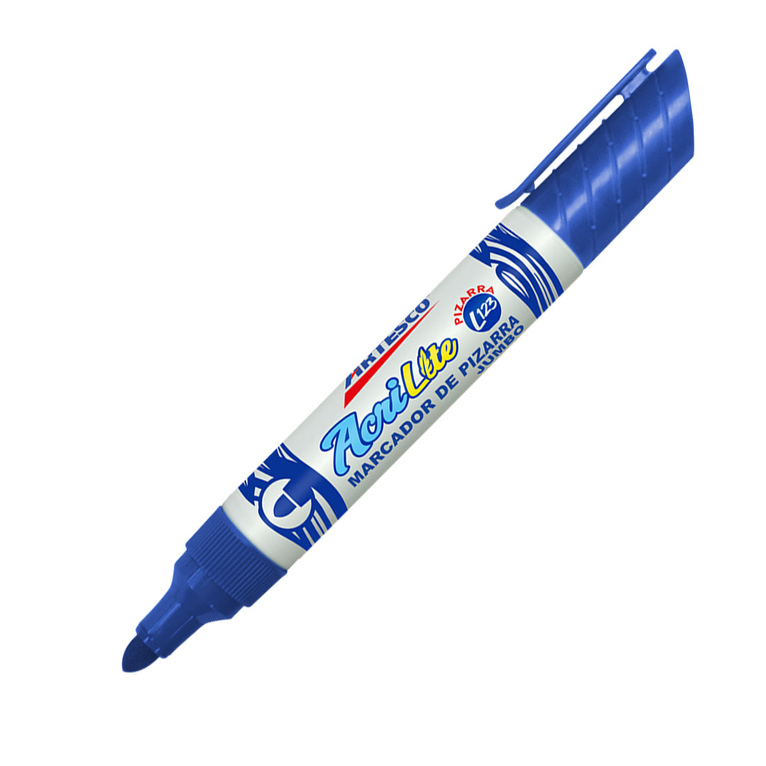 MARCADOR P/PIZARRA ACRILITE L123  AZUL