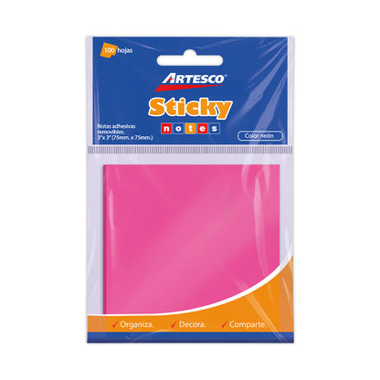NOTA ADHESIVA NEON 654 (3 X 3) 100H SURT