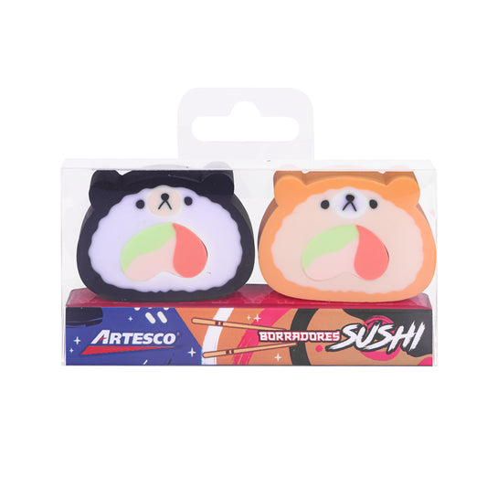 GOMAS DE BORRAR SUSHI 2/1 BL