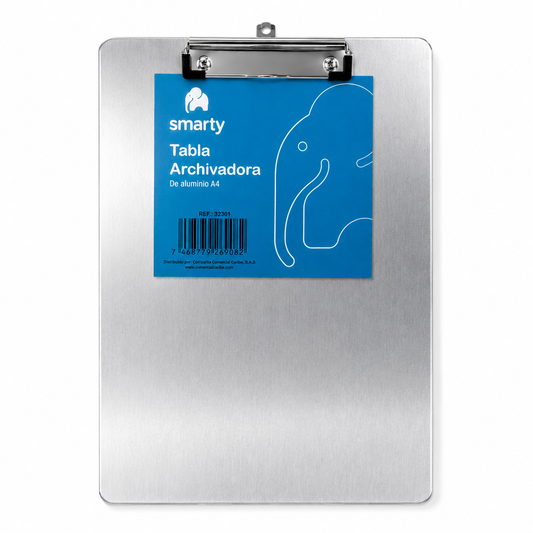 TABLA ARCHIVADORA DE ALUMINIO A4