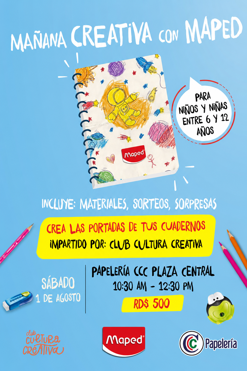MAÑANA CREATIVA CON MAPED