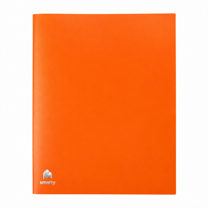 FOLDERS PLASTICOS C/BOLSILLOS NARANJA