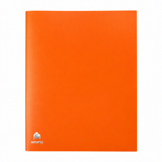 FOLDERS PLASTICOS C/BOLSILLOS NARANJA