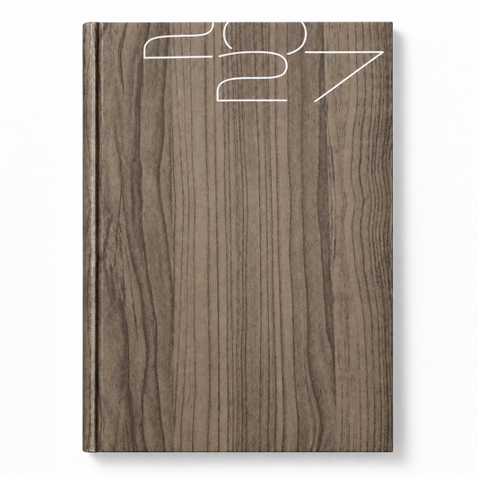 AGENDA DIARIA 2027 (15 X 21) CERVINO MARRON CLARO