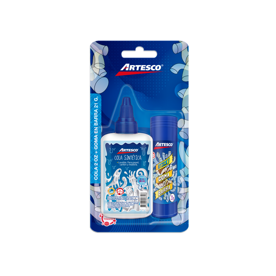 PEGAMENTO EN BARRA STICKY 21GR + EGA 2onz BLISTER – Papeleria CCC