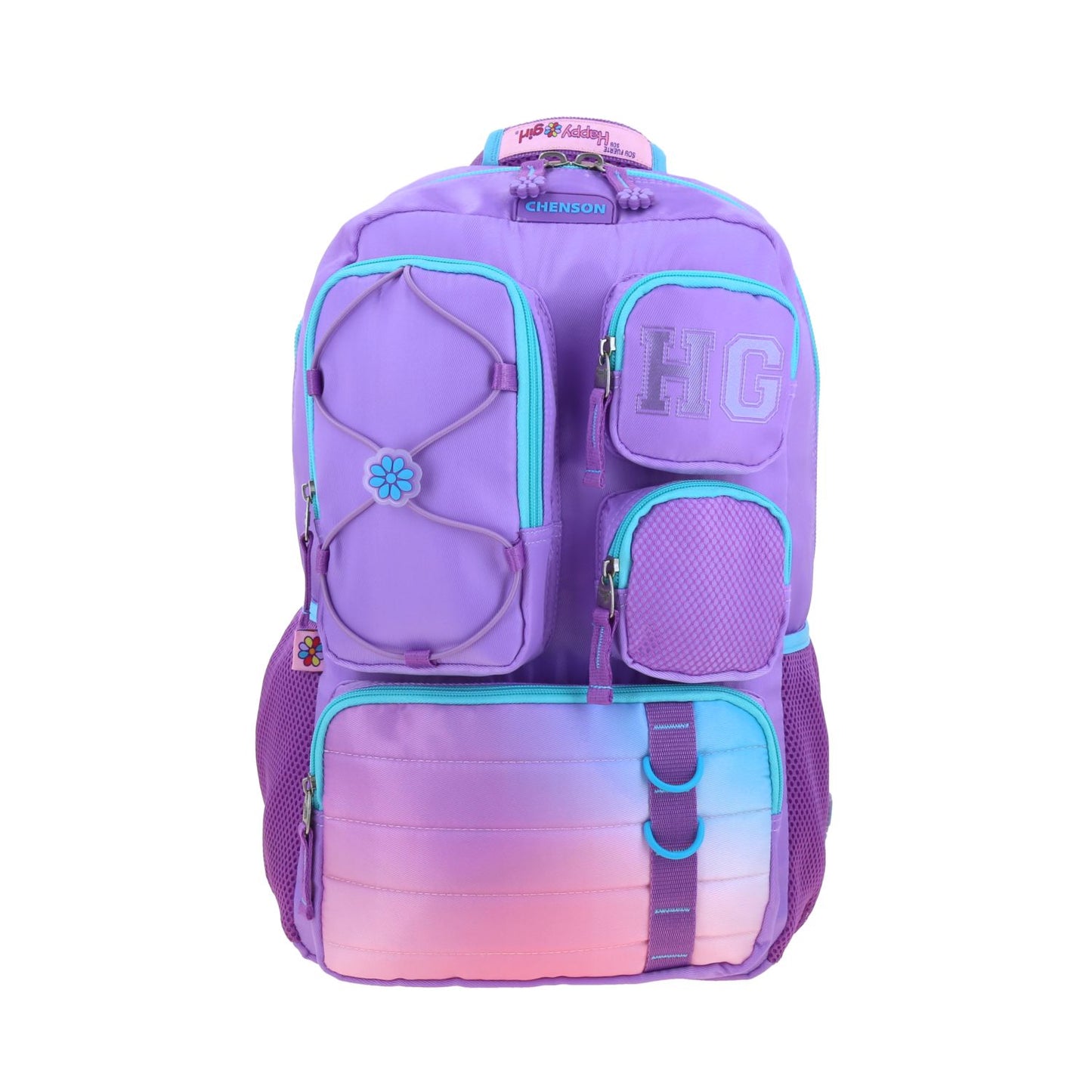 MOCHILA CHENSON ORIGINAL GRANDE HG BLEK MORADO XXVI