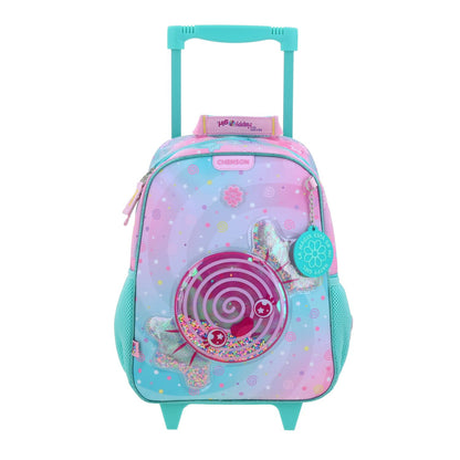 MOCHILA CHENSON C/RUEDAS PEQ. HG DOLCE TURQUEZ  XXVI