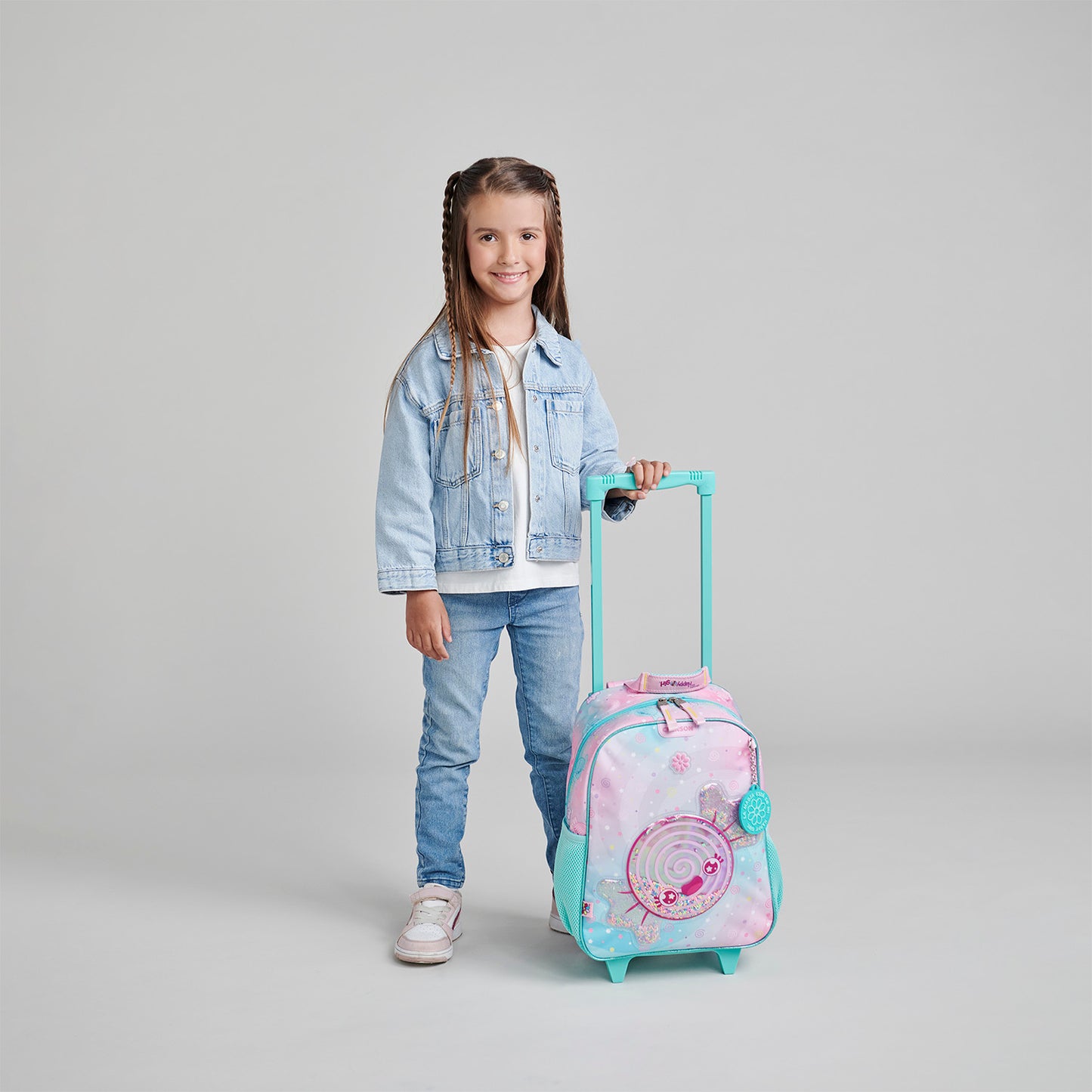 MOCHILA CHENSON C/RUEDAS PEQ. HG DOLCE TURQUEZ  XXVI