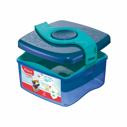 RECIPIENTE P/MERENDAR ORIGINS LUNCH BOX 1L AQUA