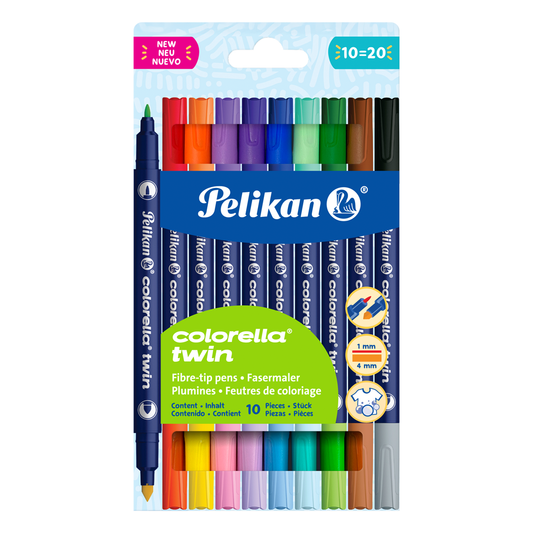 JUEGO MARCADORES COLORELLA DUO C/10 COL SURT