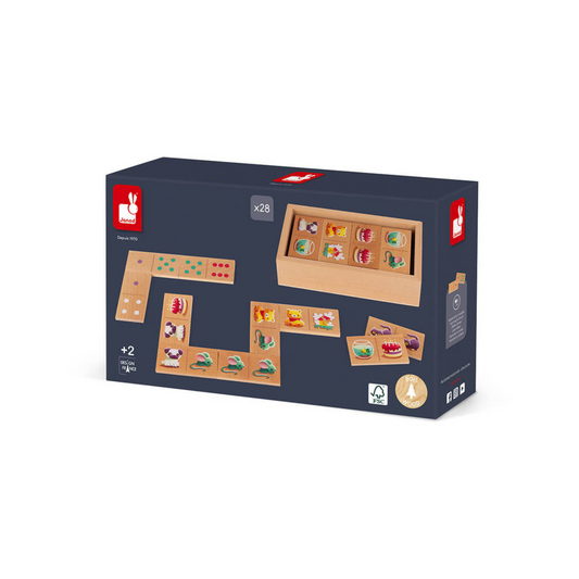JUEGO DIDACTICO JANOD, DOMINO 1RAS PALABRAS MOTS