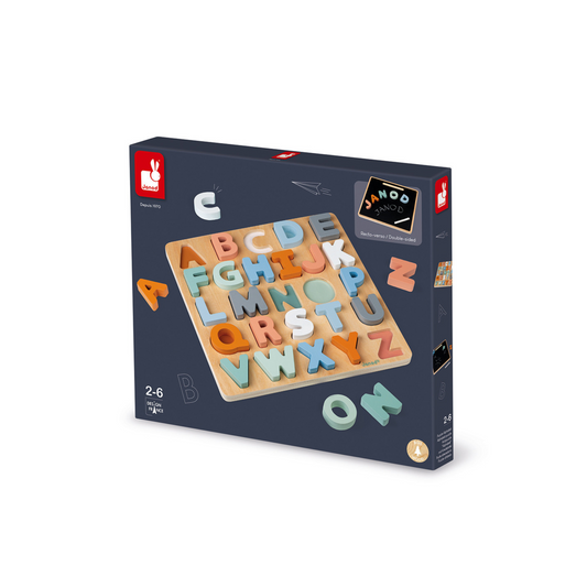 JUEGO DIDACTICO JANOD, DOMINO SWEET COCOON- PUZLE ABECEDARIO