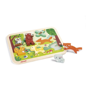 ROMPECABEZAS EDUCATIVO, CHUNKY PUZZLE BOSQUE