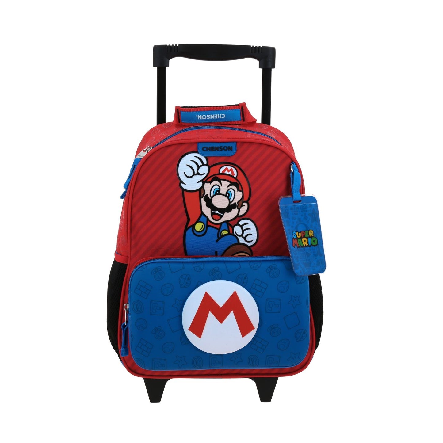 MOCHILA C/RUEDA CHENSON PEQ. MARIO B. AZUL MAR XXVI