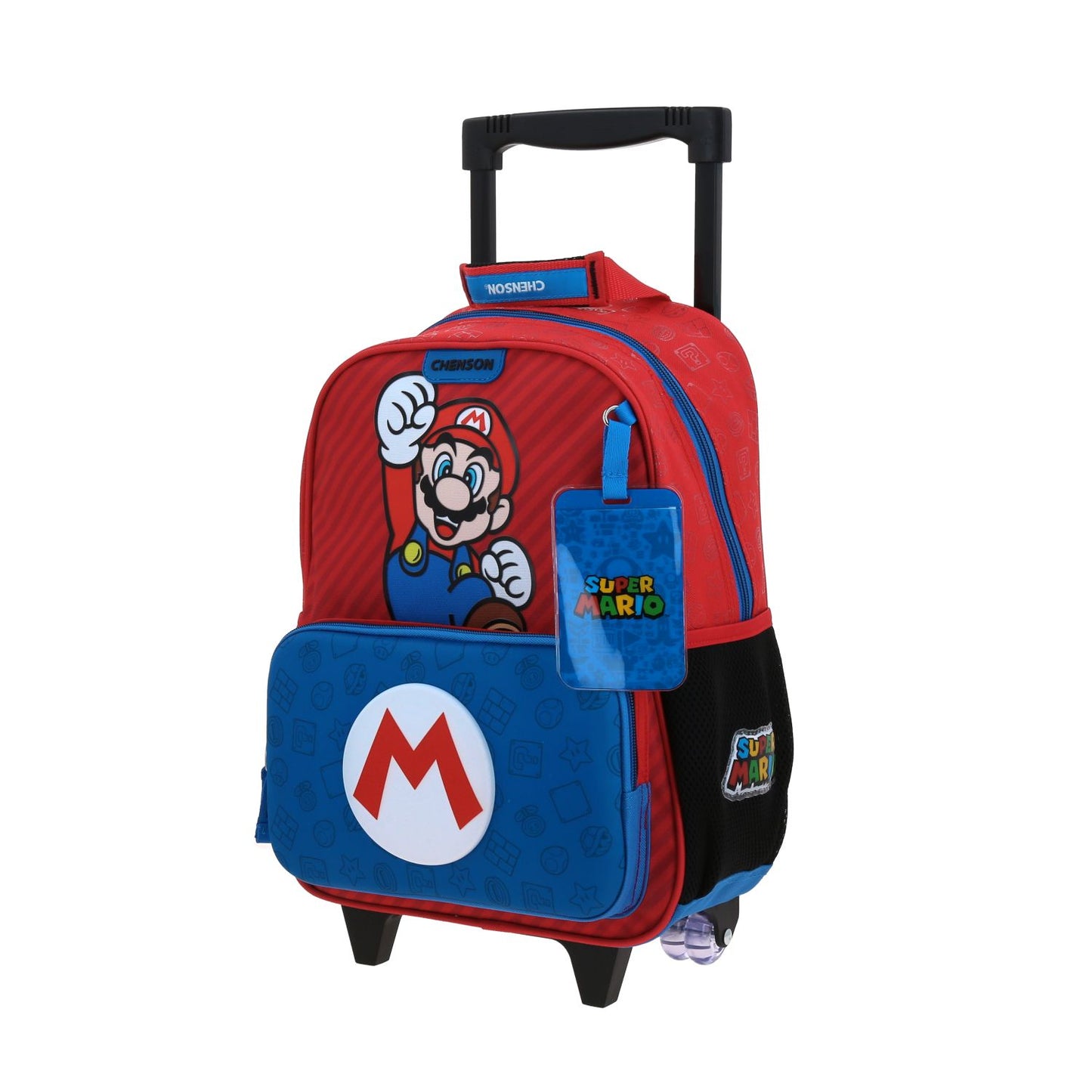 MOCHILA C/RUEDA CHENSON PEQ. MARIO B. AZUL MAR XXVI