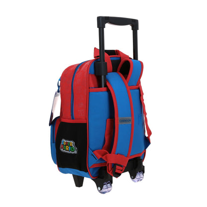 MOCHILA C/RUEDA CHENSON PEQ. MARIO B. AZUL MAR XXVI
