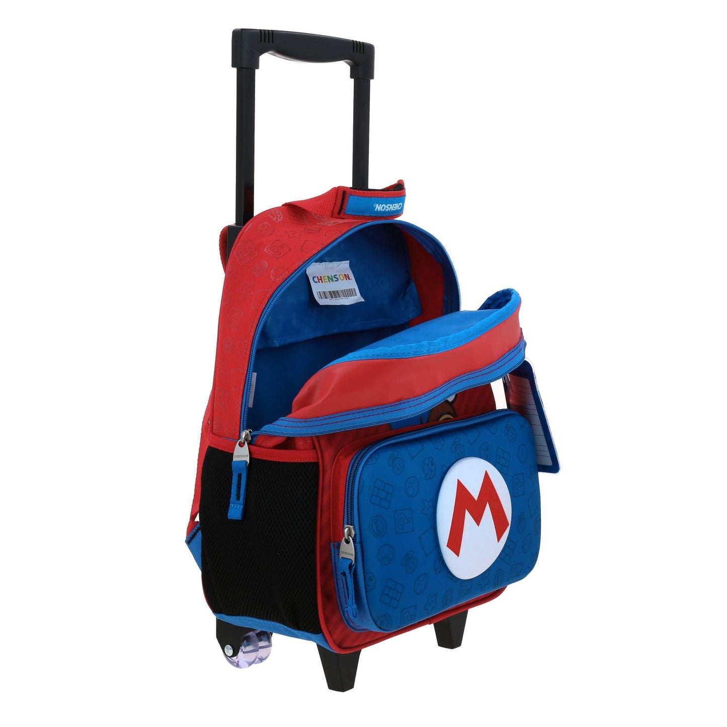 MOCHILA C/RUEDA CHENSON PEQ. MARIO B. AZUL MAR XXVI