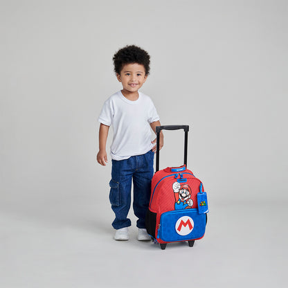 MOCHILA C/RUEDA CHENSON PEQ. MARIO B. AZUL MAR XXVI