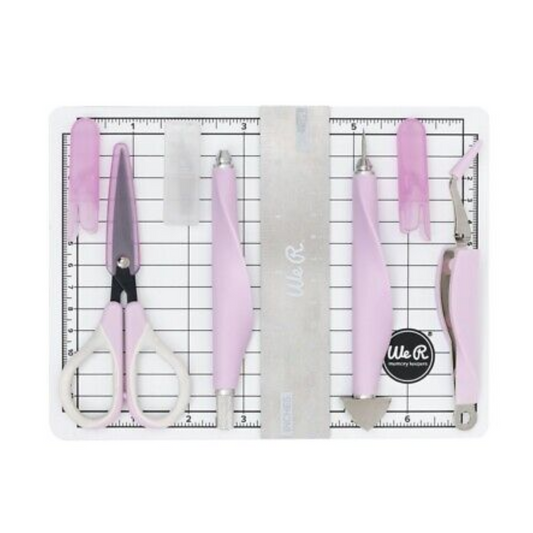 JUEGO DE HERRAMITAS MINI C/TAPETE COLOR LILA BLISTER