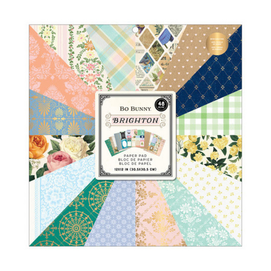 PAPEL C/DETALLES DE LAMINAS DORADAS (12 X 12) MULTICOLOR