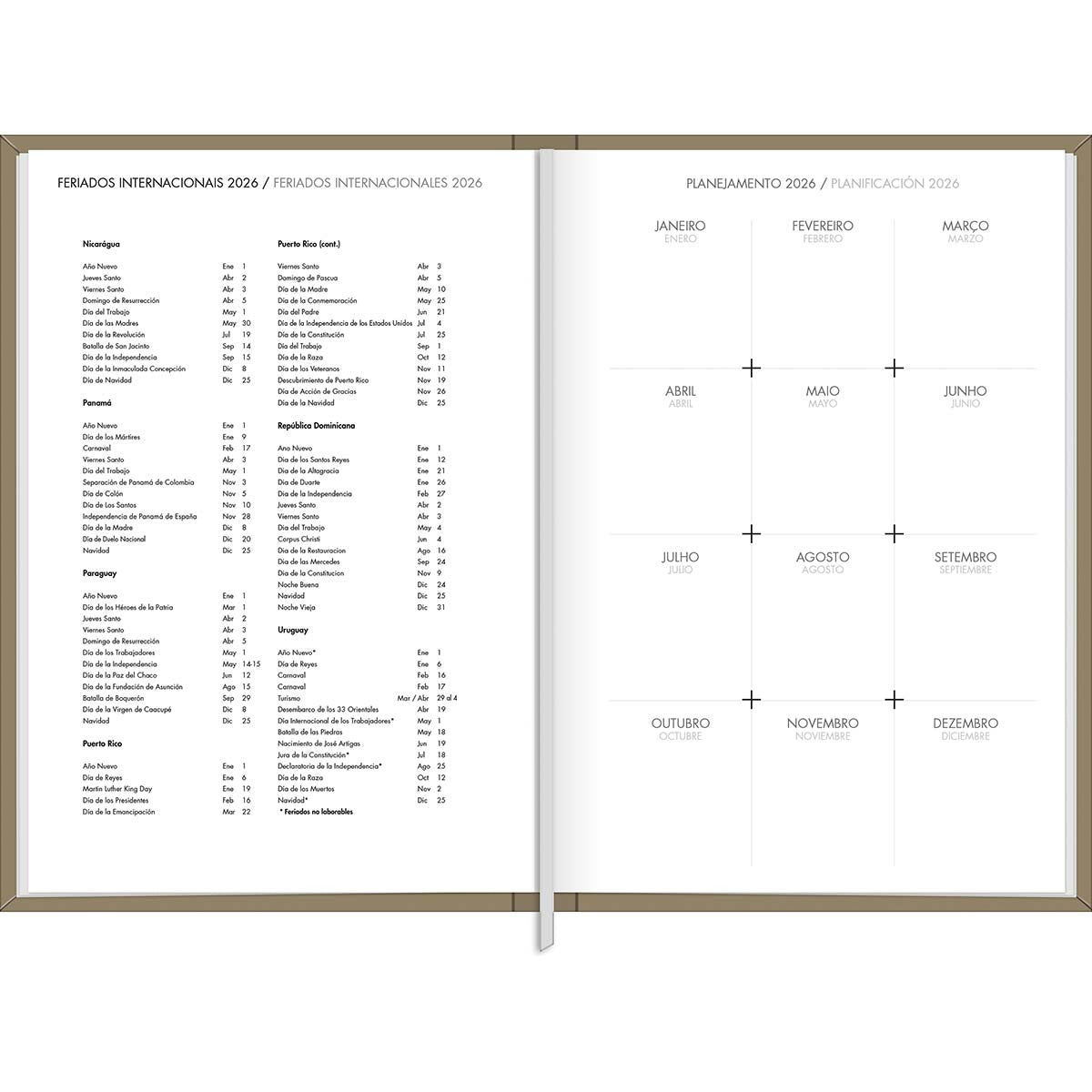 AGENDA DIARIA EN ESPIRAL NAPOLI CORE  M5 2026