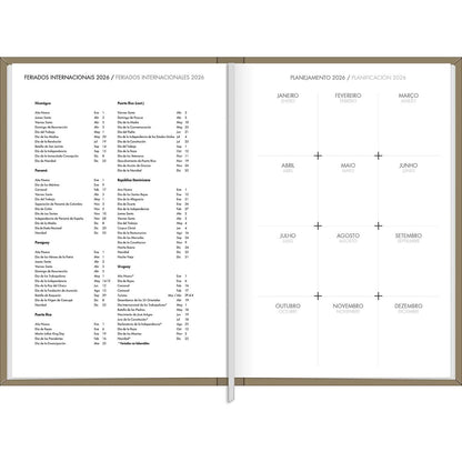AGENDA DIARIA EN ESPIRAL NAPOLI CORE  M5 2026