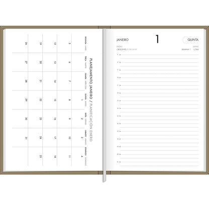 AGENDA DIARIA EN ESPIRAL NAPOLI CORE  M5 2026