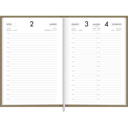 AGENDA DIARIA EN ESPIRAL NAPOLI CORE  M5 2026