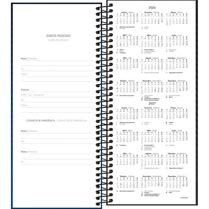 AGENDA DIARIA EN ESP. 2026 M8 COMERCIAL IDEALR