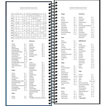 AGENDA DIARIA EN ESP. 2026 M8 COMERCIAL IDEALR