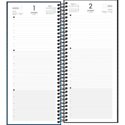 AGENDA DIARIA EN ESP. 2026 M8 COMERCIAL IDEALR